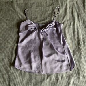 Rosetta Getty Twist Front Cami in Lavender